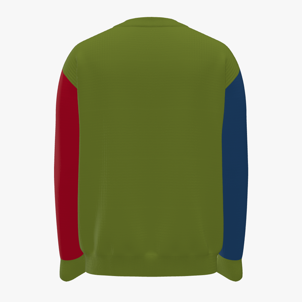 Men's Oversized V Neck Pullover