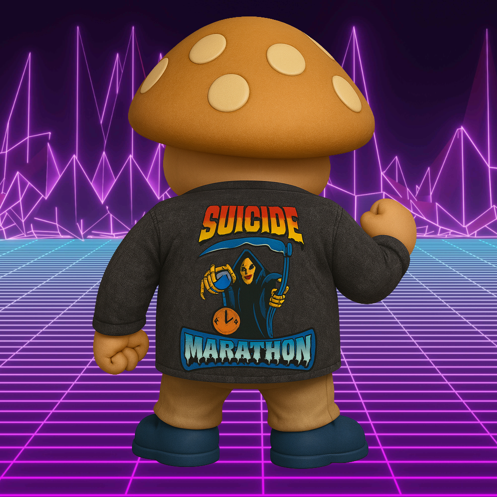 Oversized Suicide Marathon Negro