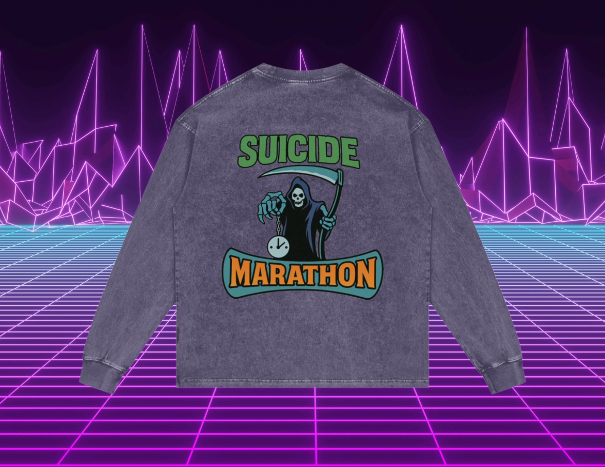 Oversized Suicide Marathon Purp:)